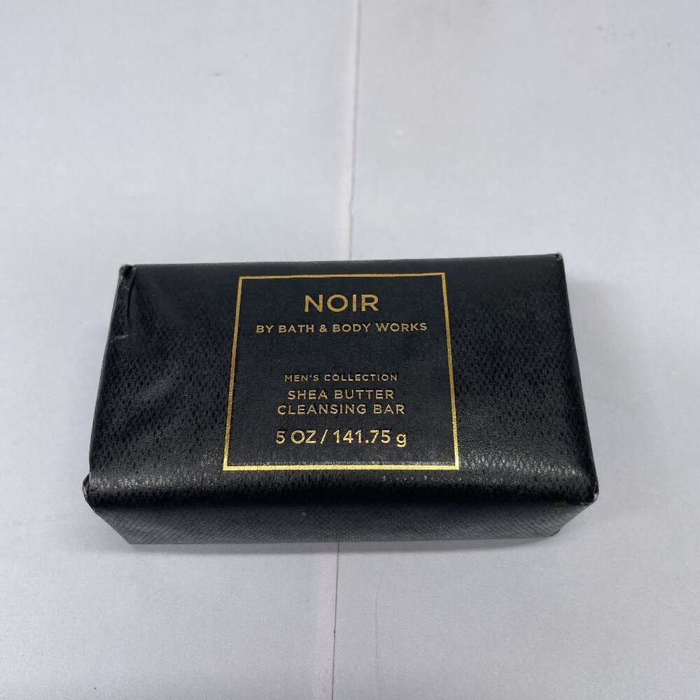 Bath & Body Works Noir Mens Collection Shea Butter Cleansing Bar 5 oz Soap